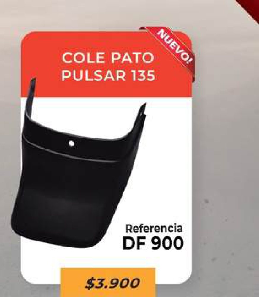 Cole pato Pulsar 135 DF 068
