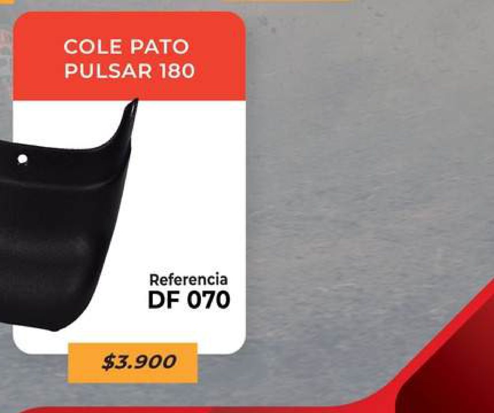 Cole pato Pulsar 180 DF 070