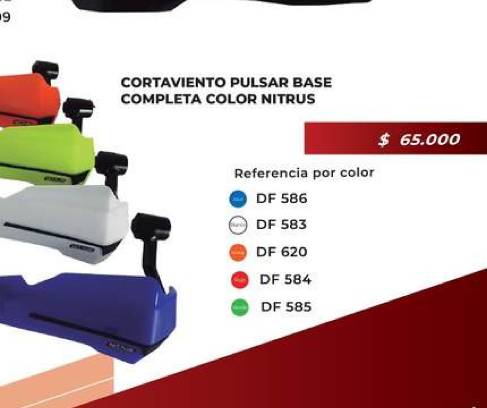 Cortaviento Pulsar base completa color Nitrus DF 132
