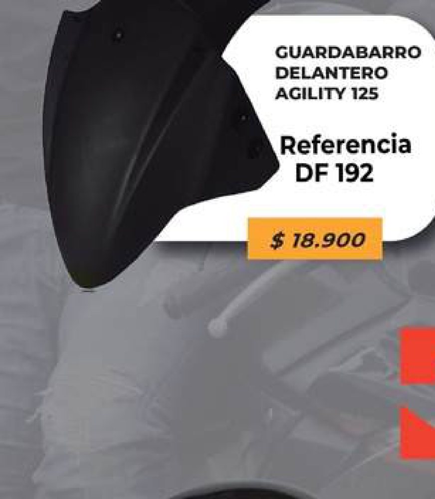 Guardabarro delantero Agility 125 DF 192