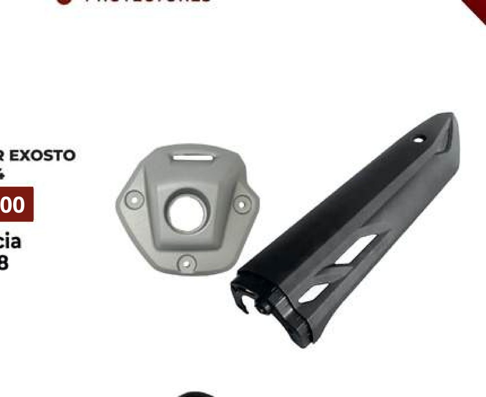 Combo protector exosto + puntera AKT CR4 DF 2038