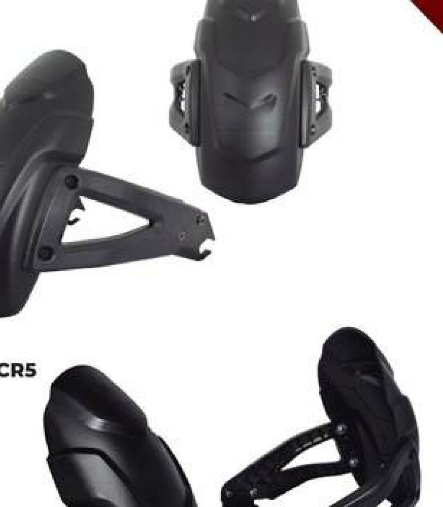 Guardabarro trasero CR4 / CR5 doble anclaje con bases monoshock tipo original DF 2043