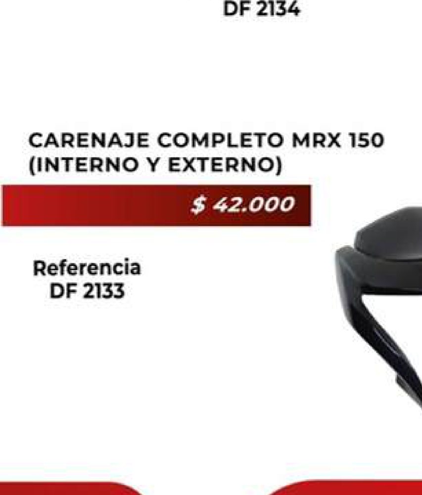 Carenaje interno Honda XR DF 2134