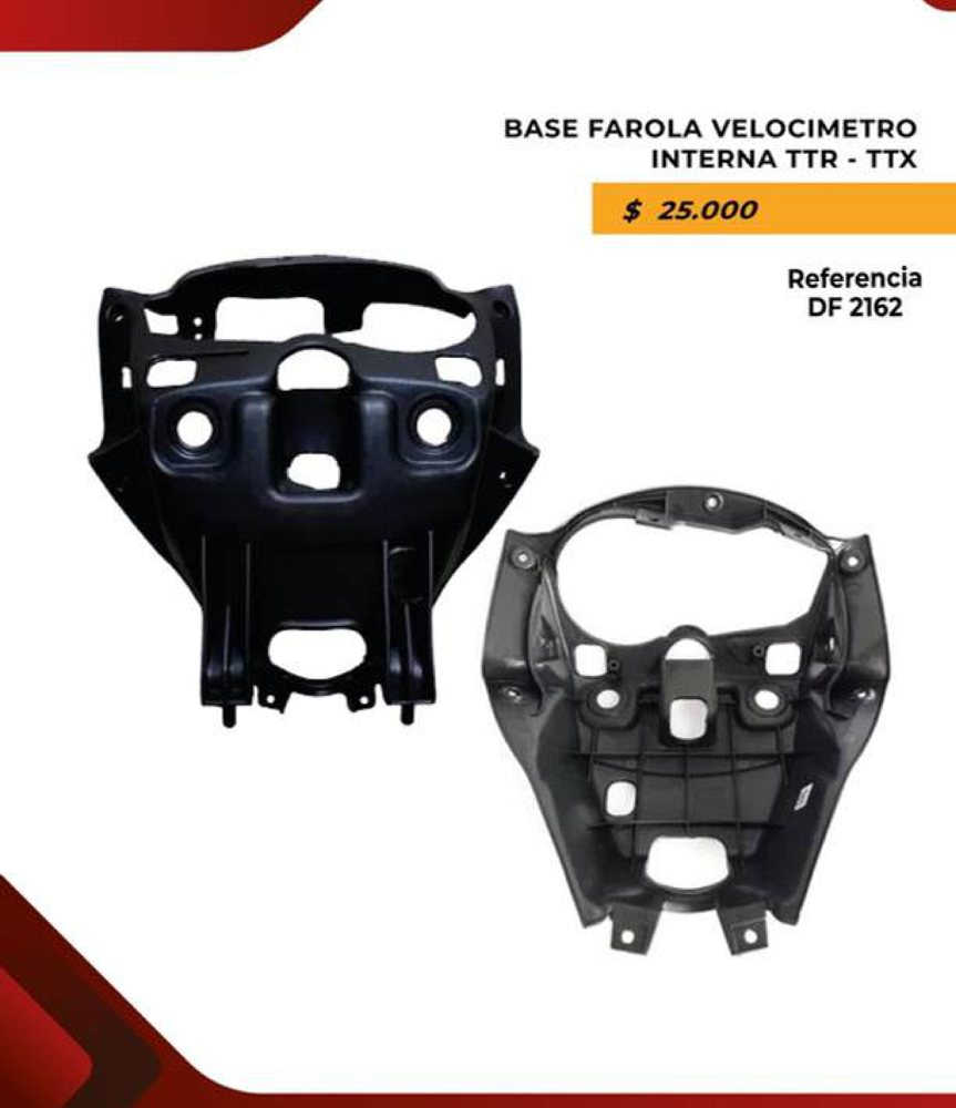 Base farola velocimetro interna TTR - TTX DF 2162