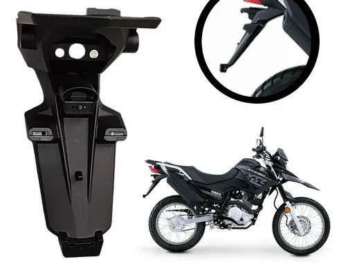 Guardabarro trasero XTZ 150 porta placa DF 2291