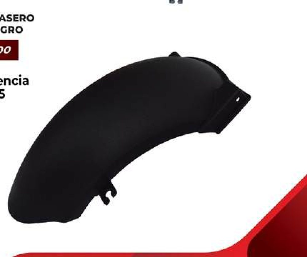 Guardabarro trasero Agility interno negro DF 305