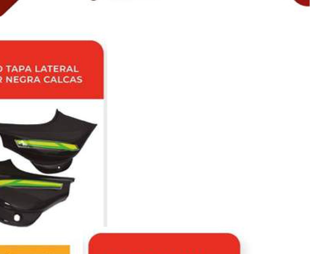 Juego tapa lateral Boxer negra con calcas DF 389