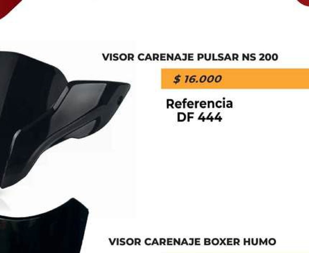Visor carenaje Pulsar NS 200