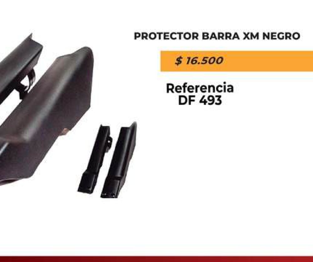 Protector barra XM negro DF 493