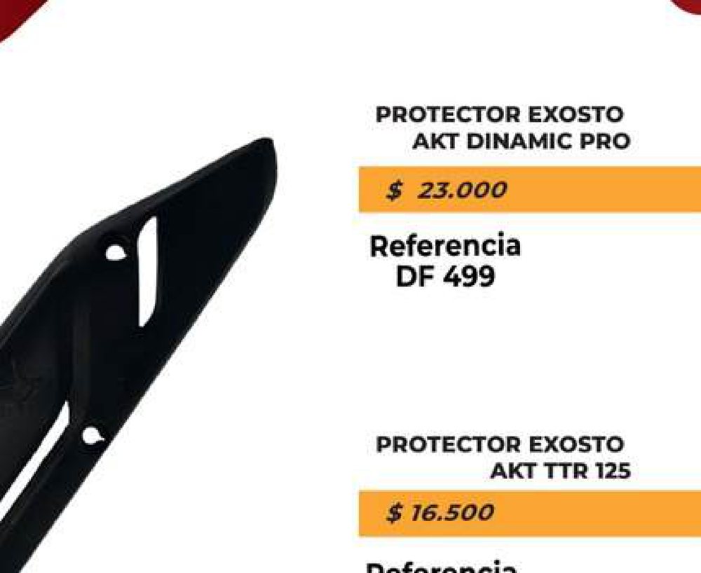 Protector exosto AKT Dinamic Pro DF 499