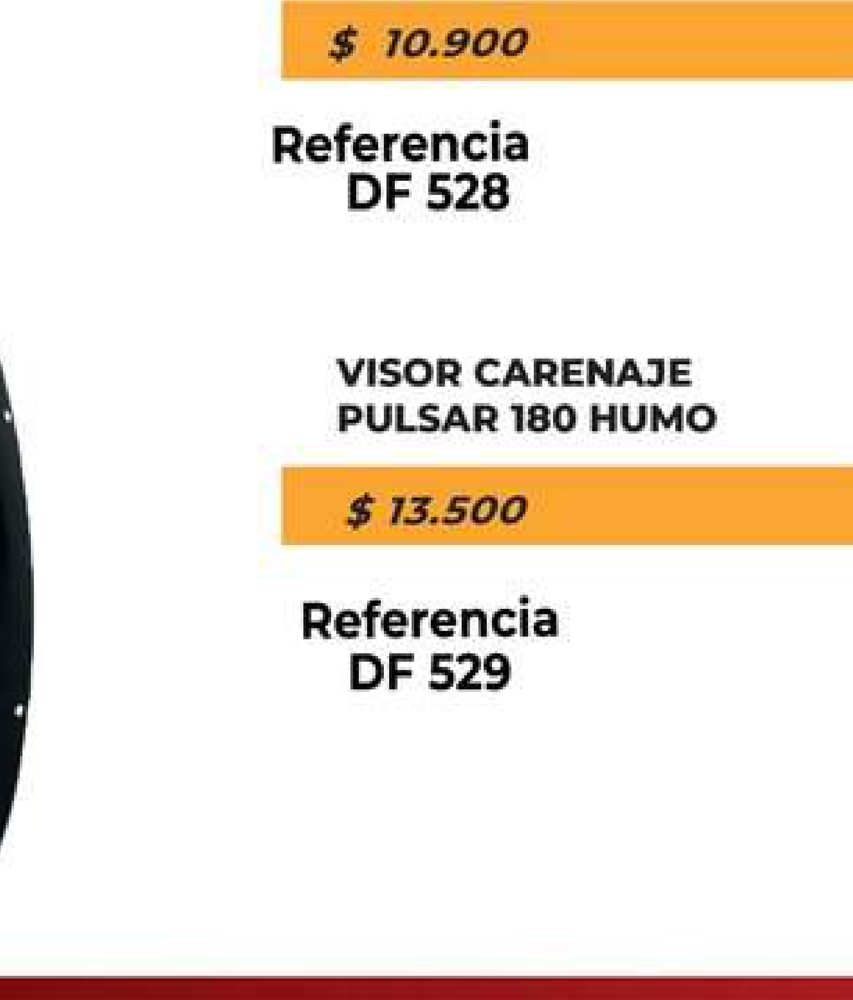 Visor carenaje Pulsar 180 humo