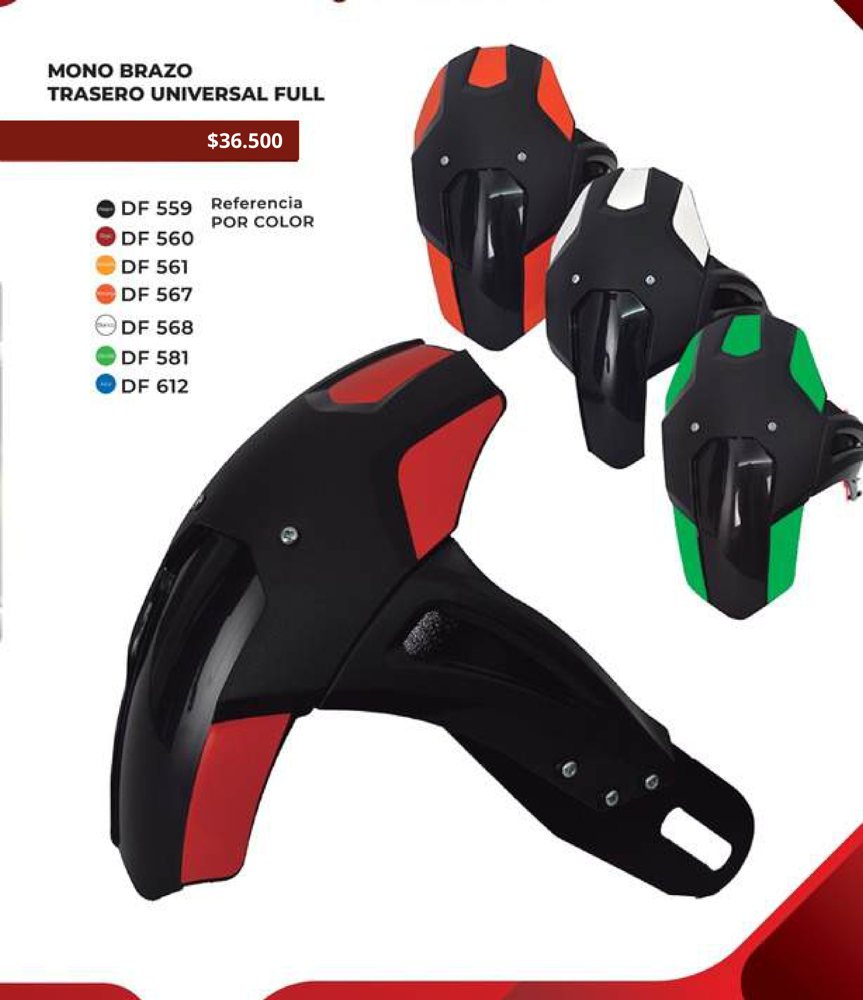 Mono brazo trasero universal full DF 559