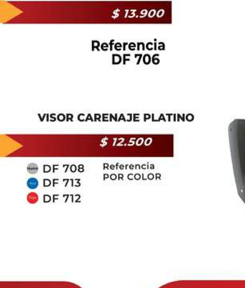 Visor carenaje Discover 100 humo DF 706
