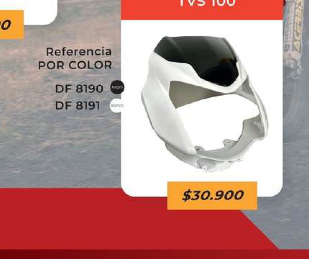Carenaje TVS 100 DF 8190